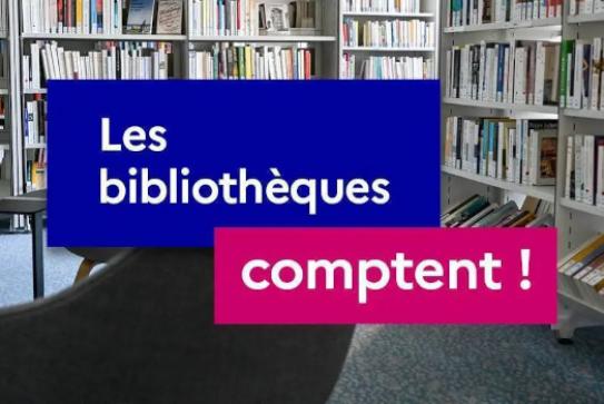 Visuel de l'opération "Les bibliothèques comptent"